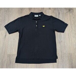 Black Women's Polo Top with Embroidered Accent